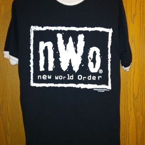 Vtg 1998 WCW N.W.O New World Order wrestling tshirt sz 14/16